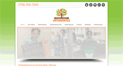 Desktop Screenshot of forestparkorthodontics.com